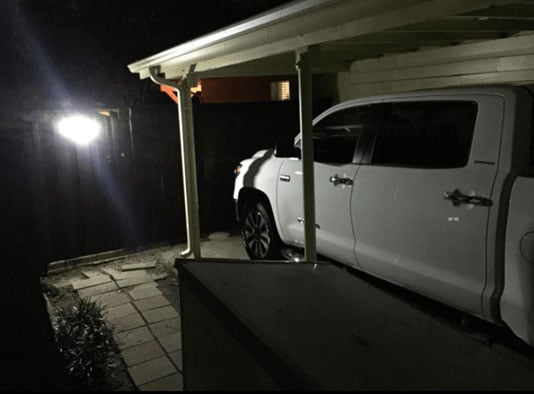 SolarBright FloodLight user Kaden W.